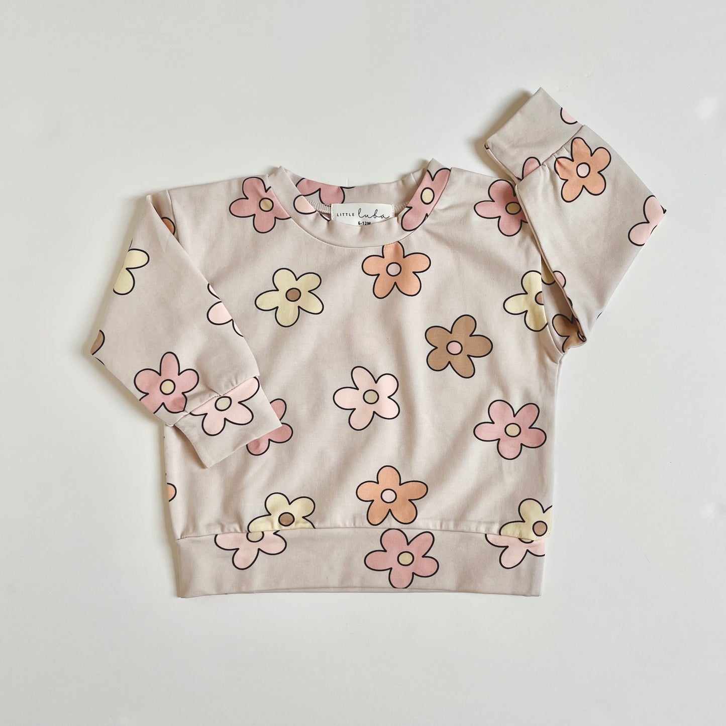 Pastel Floral Sweatshirt