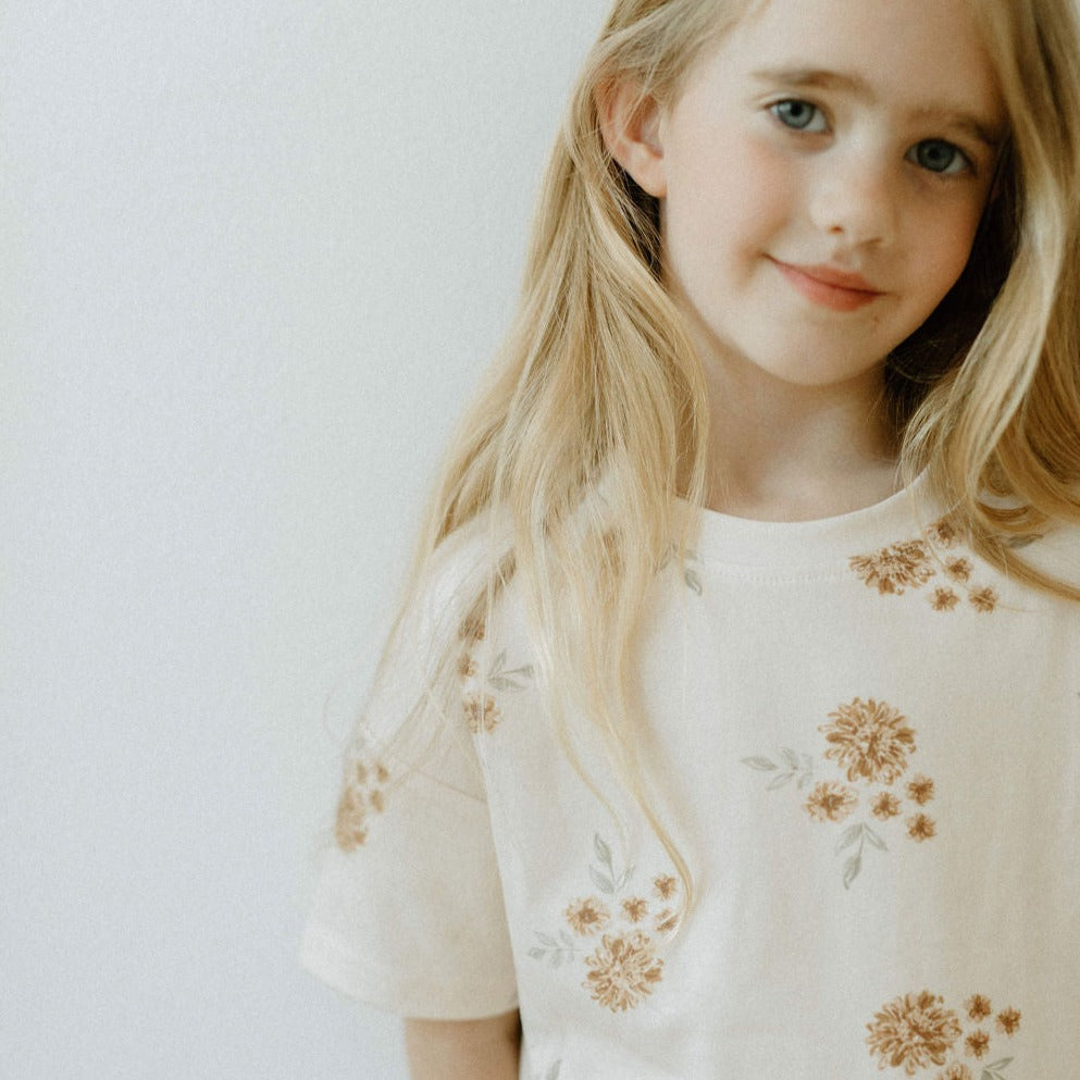 Matching Set - Cream Floral