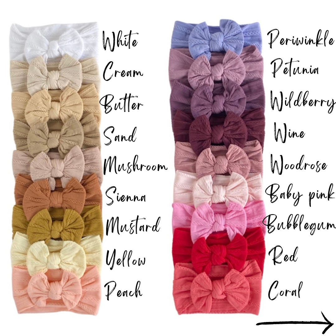 Cable knit Headwraps