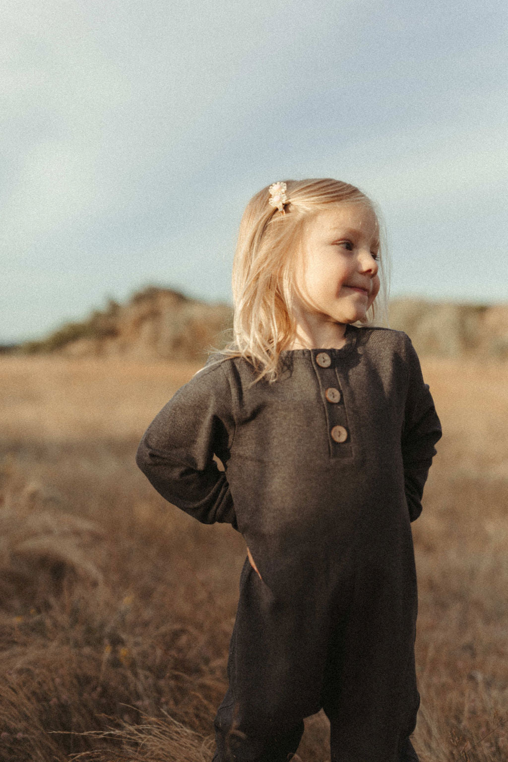 Charcoal Romper