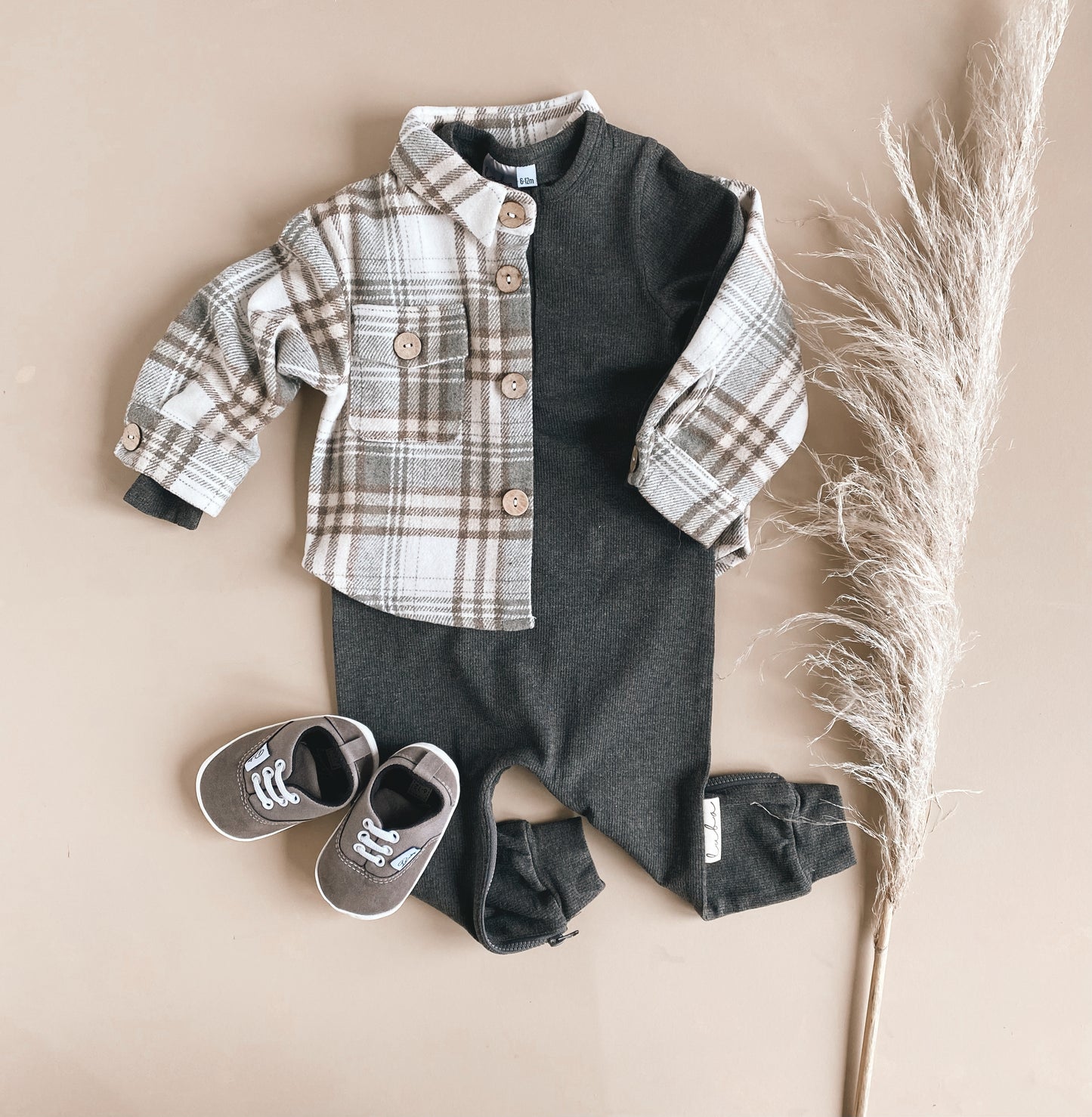 Charcoal Romper