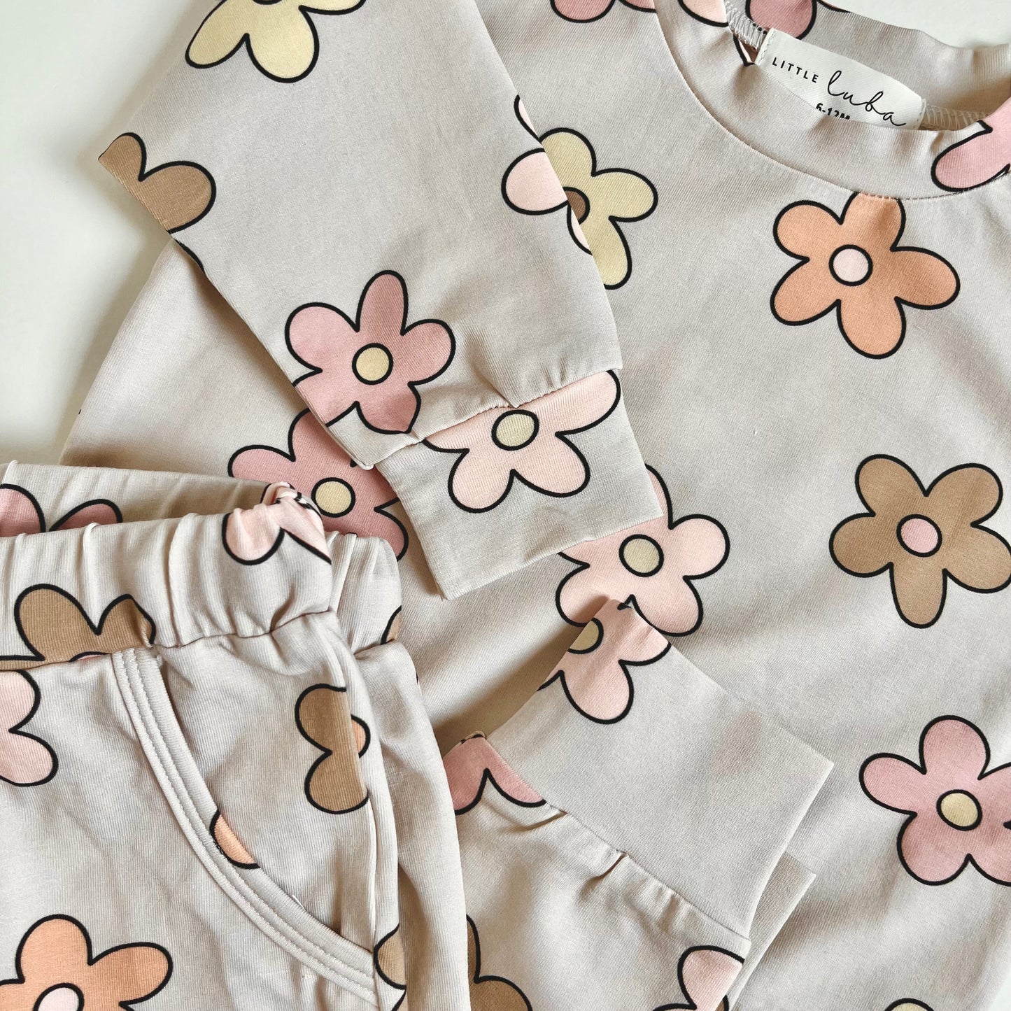 Pastel Floral- Lounge Sweatshirt / Pants