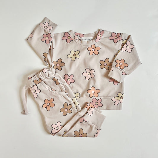 Pastel Floral- Lounge Sweatshirt / Pants