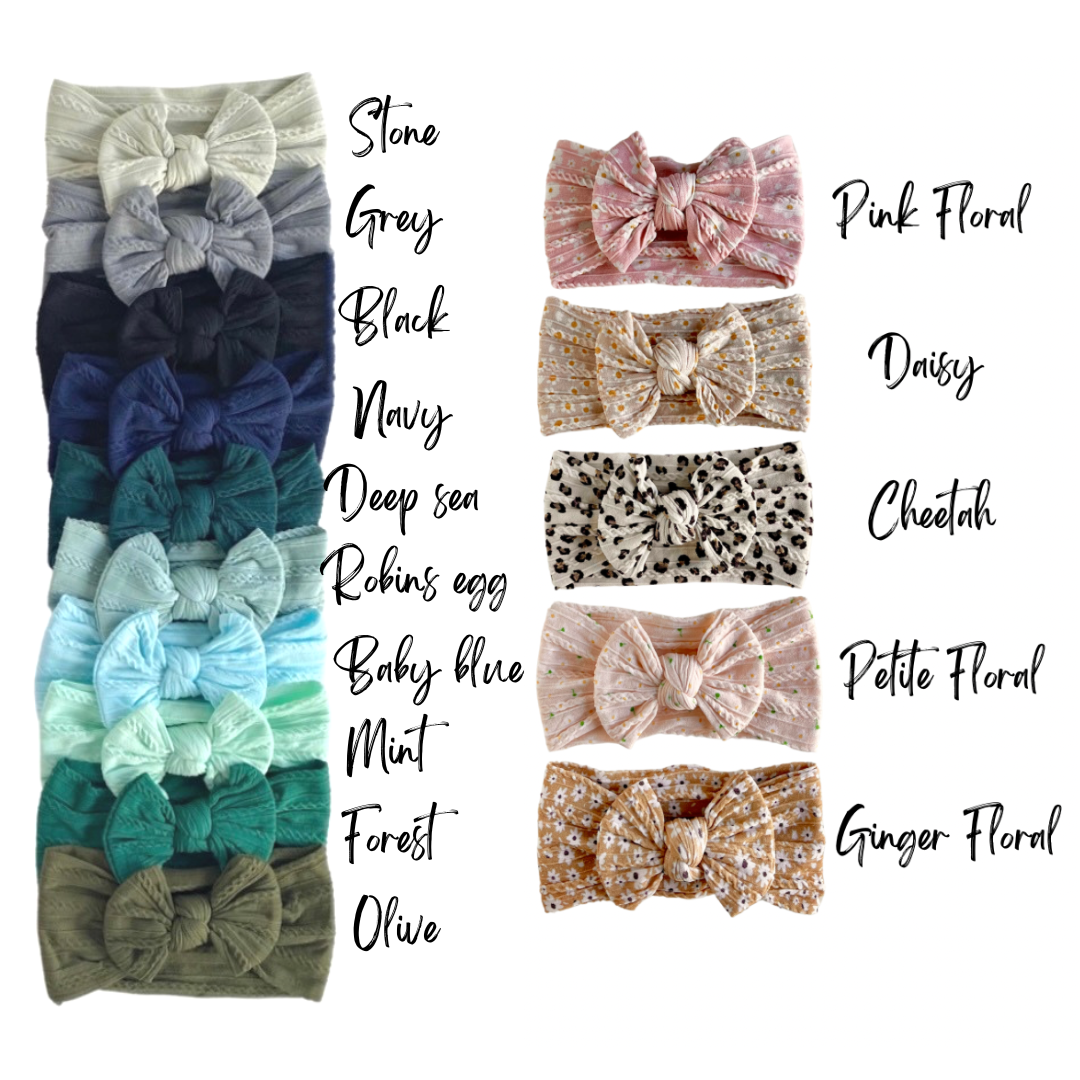 Cable knit Headwraps