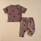 Matching Set - Brown Polkadot