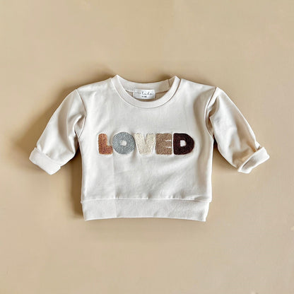 Fuzzy Loved Sweatshirt