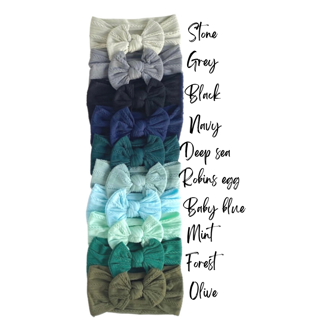 Cable knit Headwraps
