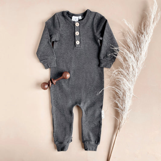 Charcoal Romper 