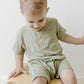 Matcha Rib-Playsuit