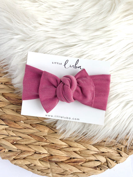 Tie on / Deep blush