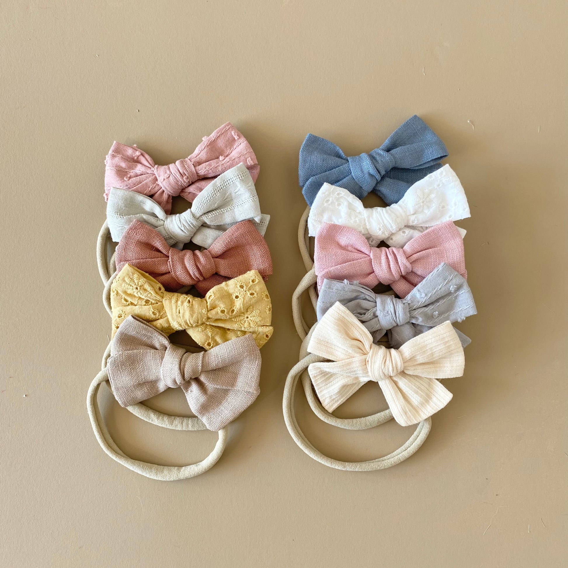 Classic bows-Linen