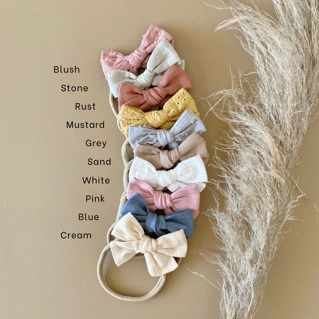 Classic bows-Linen