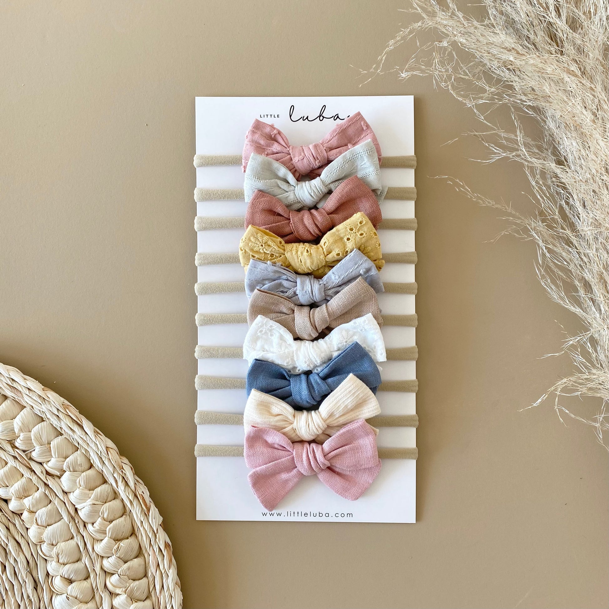 Classic bows-Linen