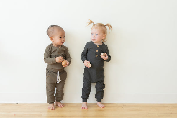 Charcoal Romper