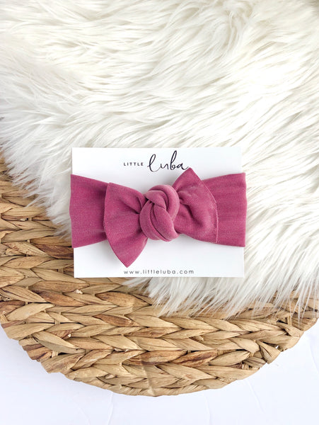 Tie on / Deep blush